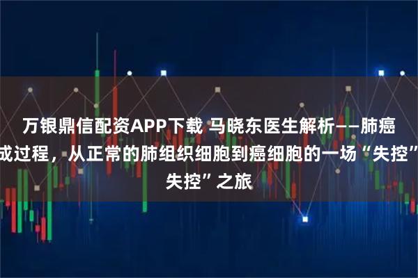 万银鼎信配资APP下载 马晓东医生解析——肺癌的形成过程，从正常的肺组织细胞到癌细胞的一场“失控”之旅